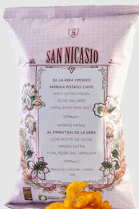 San Nicasio Hand Cooked EVOO & Himalayn Salt Potato Chips w/Smoked Paprika