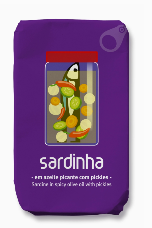 希少【ANTIHERO】8.36 THE SARDINE 鑑賞してました Sardinha Sardines in Spicy Olive Oil with Pickles – Spanish Pig