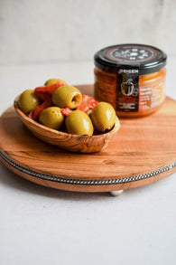 Origen Smoked Gordal Olives with Peppers