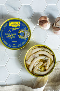 Los Peperetes Razor Shell Clams in Garlic and EVOO sauce (120g) - Spanish Pig