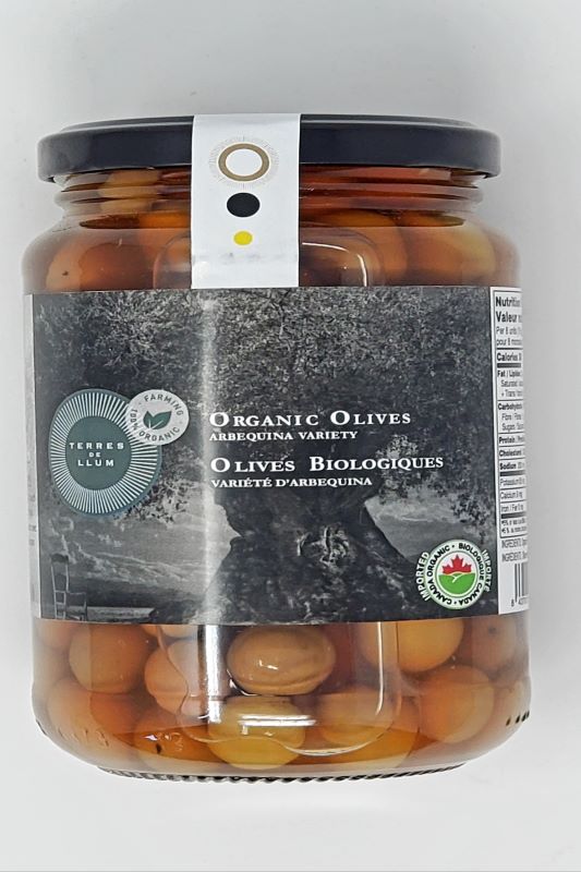 Terres de Llum Organic Arbequina Olives (370g Net)