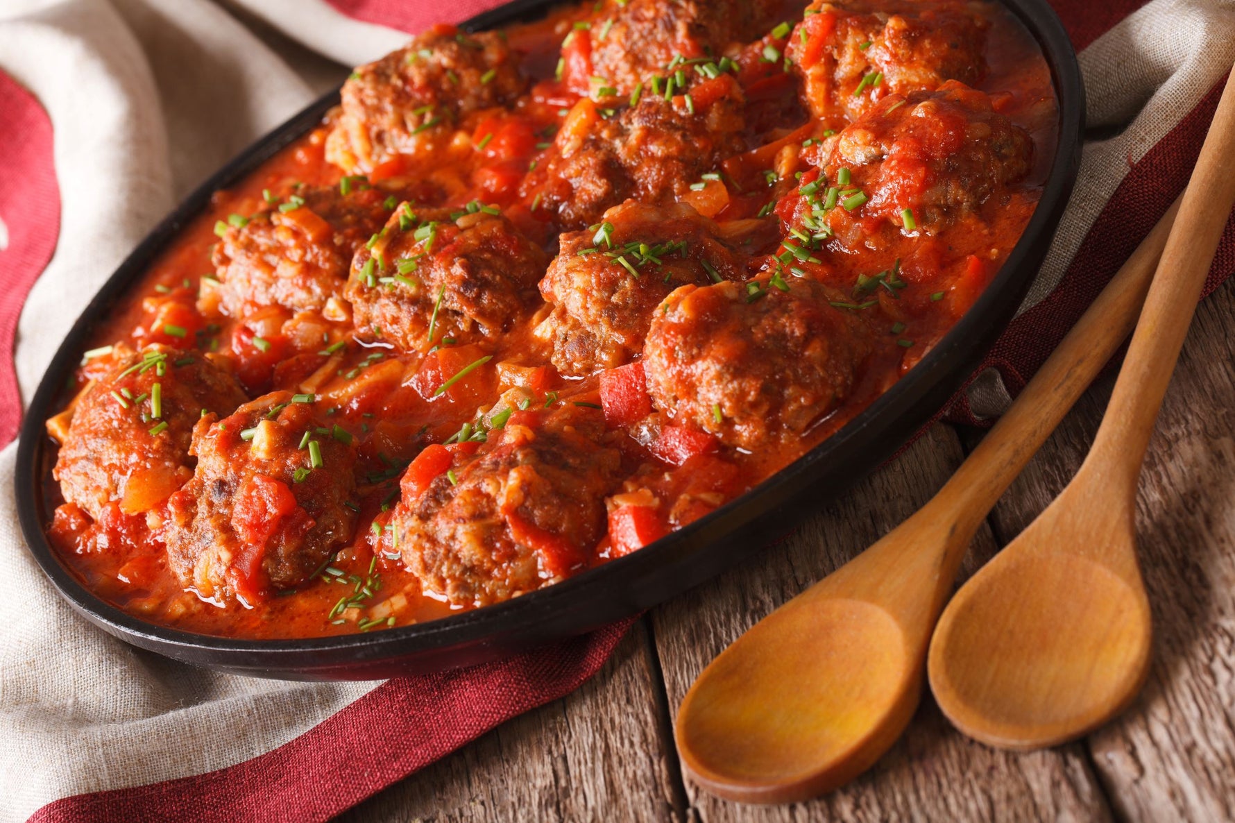 Meatballs the Spanish Way: Serrano Ham, Lemon and Green Olive Meatball Recipe