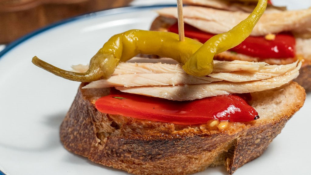 Tuna, Piquillo Pepper & Guindilla Montadito