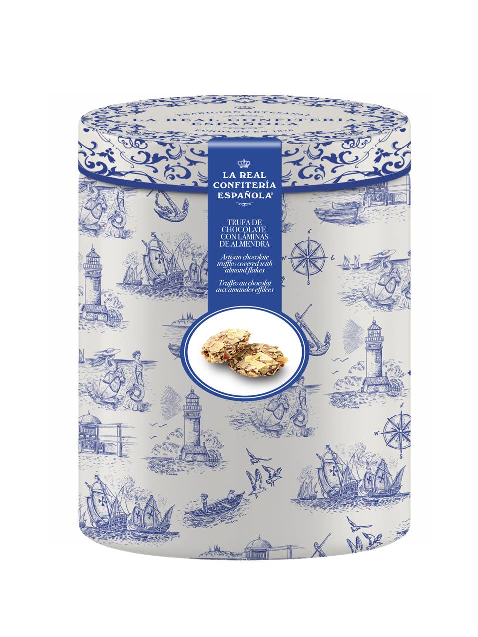 Marina Tin (chocolate truffle and almond flakes)