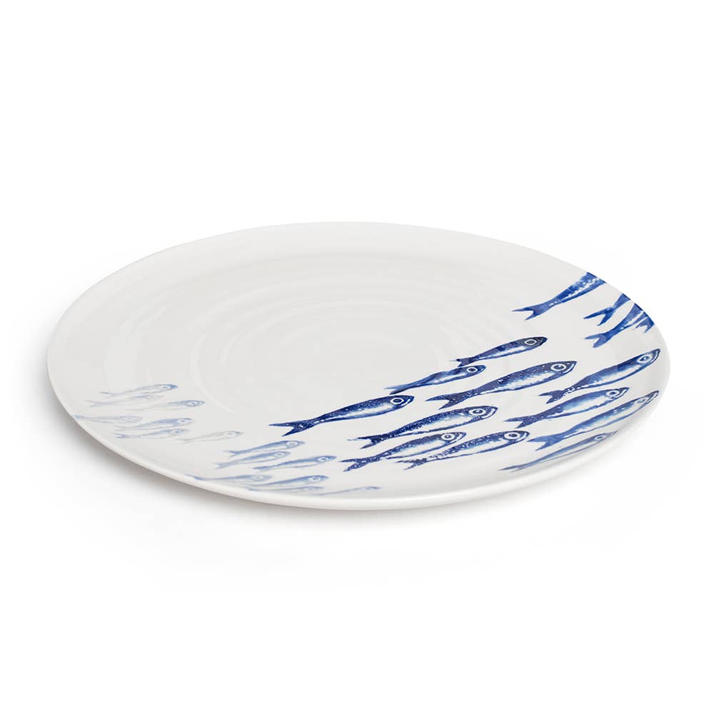 Sardines Serving Platter – Handcrafted Mediterranean Style