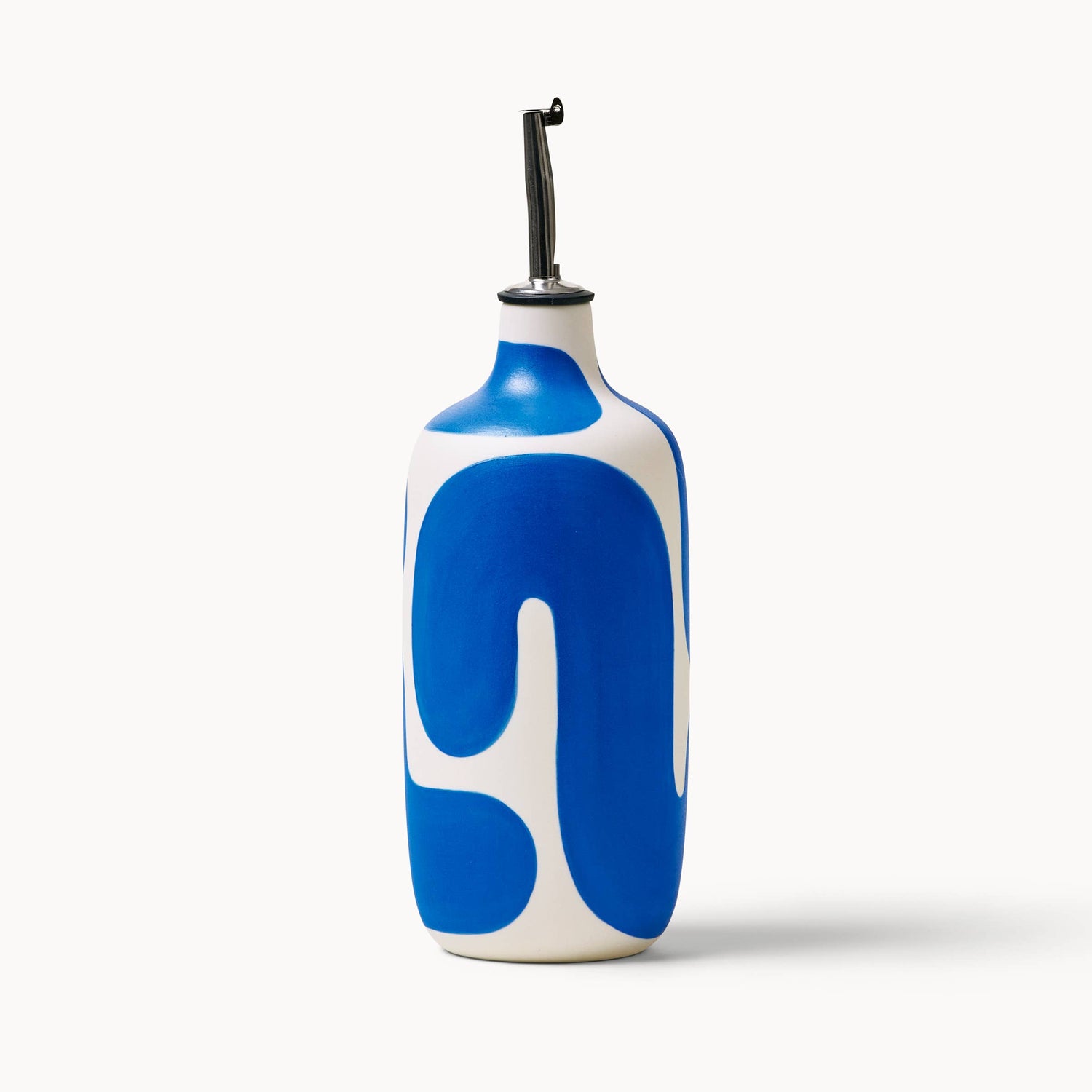 Blue & White Ceramic Olive Oil Dispenser
