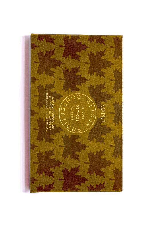 Maple Flakes Milk Chocolate Bar