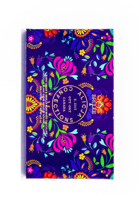 Alicja Crème Brûlée White Postcard Chocolate Bar