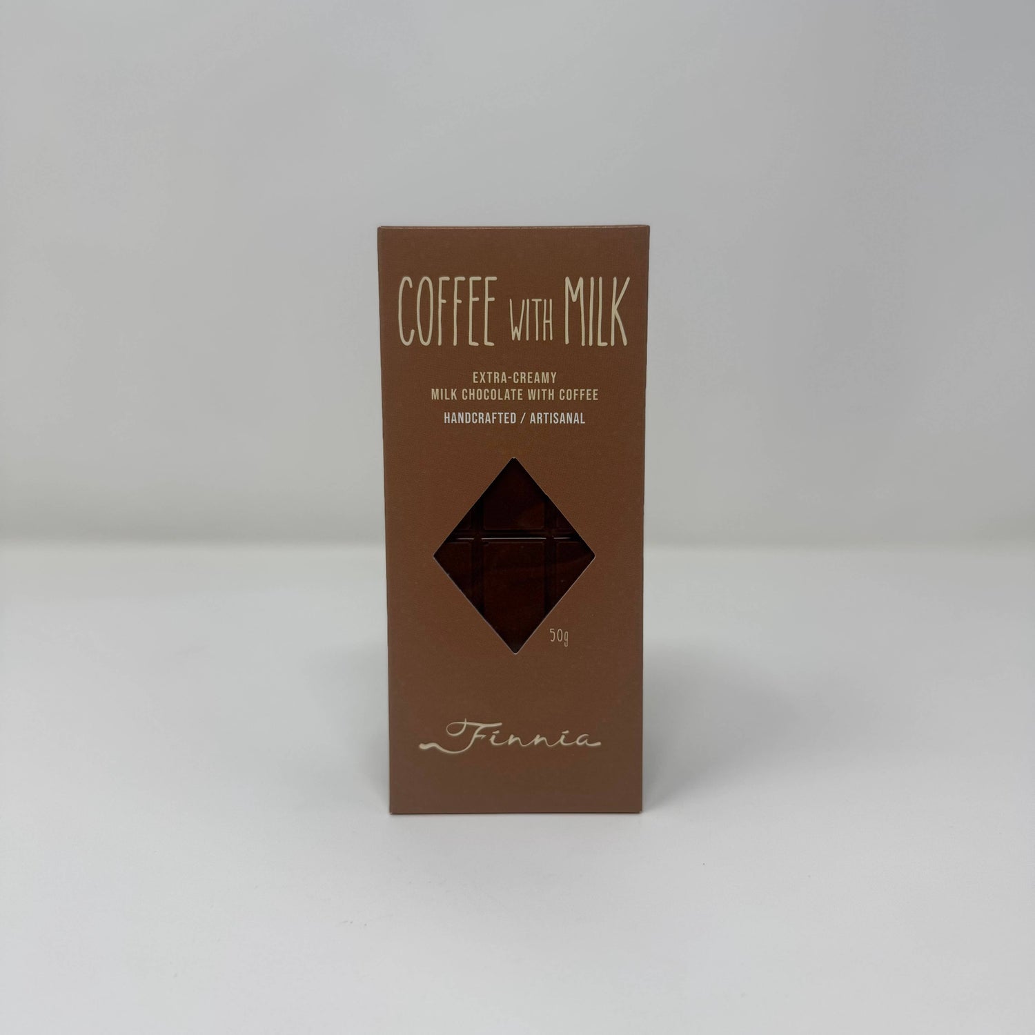 Coffee with Milk Chocolate Bar, Bean-to-Bar 50g