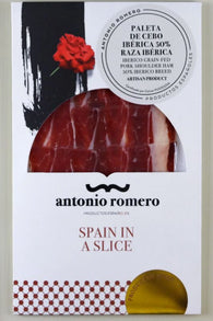 Antonio Romero- Iberico Shoulder Ham Cebo de Campo (grass-fed) - 24 Months - 50% Iberico- 80g
