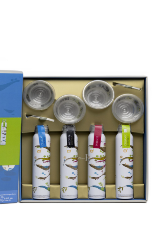 Discover the World of EVOO Like an Expert – (4 × 100 ml Tasting Kit)