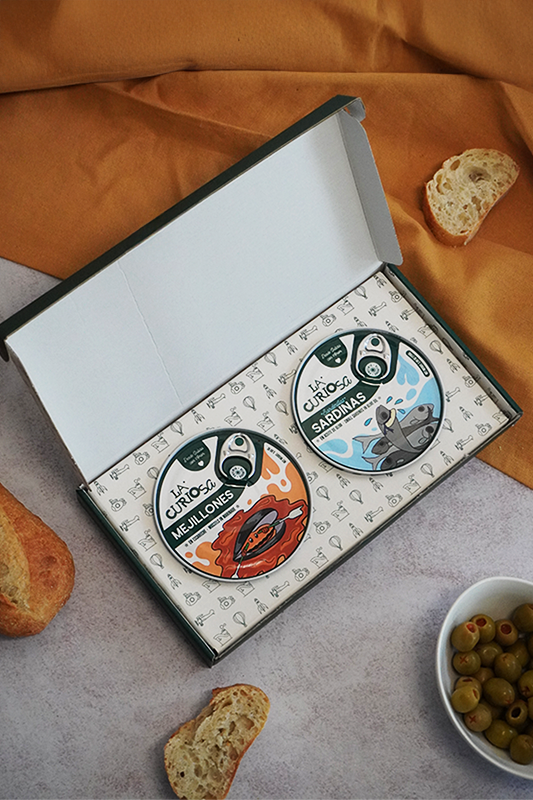 La Curiosa Sardines & Mussels Gift Box