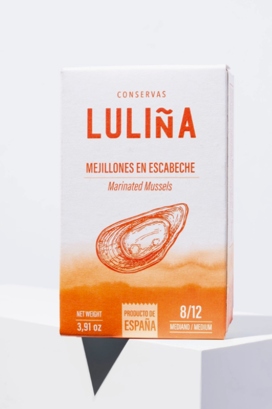 Luliña Mussels in Pickled Sauce - 8/12 Medium Pieces