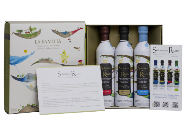La Familia GiftBox – Trio of 500 ml Extra Virgin Olive Oils