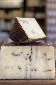 Manchego Cheese with Black Olives- DIFFERENT  SIZES