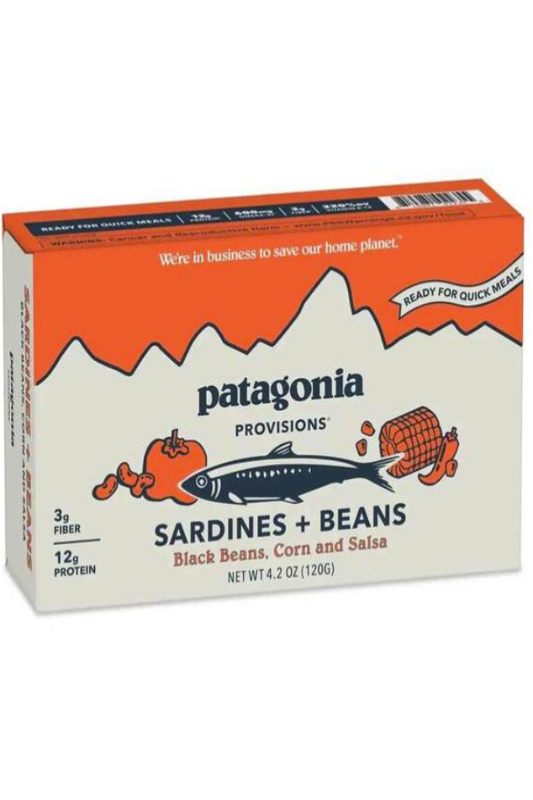 Patagonia Provisions Sardines with Black Beans, Corn & Salsa, 120g