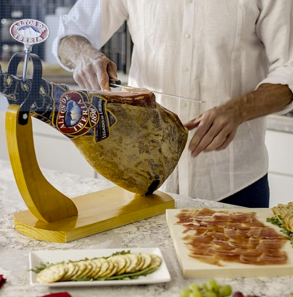 Altos de Iberia Serrano Ham Gran Reserva Bone In 15 Months- aprox. 7Kgs- Stand & Knife Included