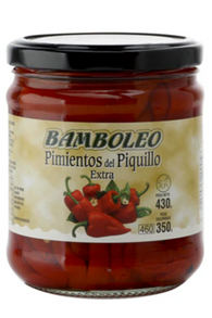 Bamboleo Whole Piquillo Peppers, 425g