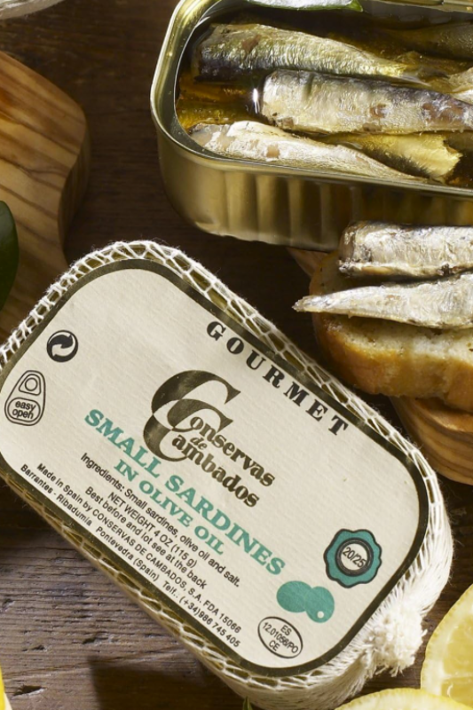 Cambados Gourmet Small Sardines in Olive Oil