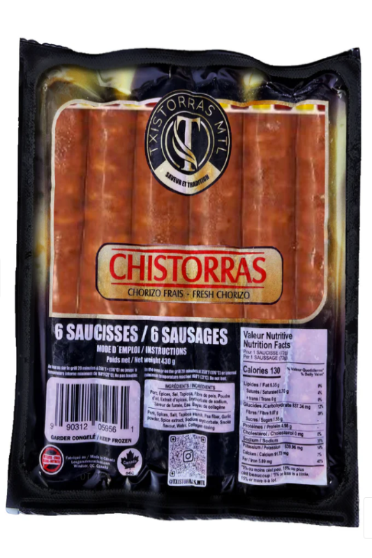 Spanish Fresh Chorizo - Chistorras 430g