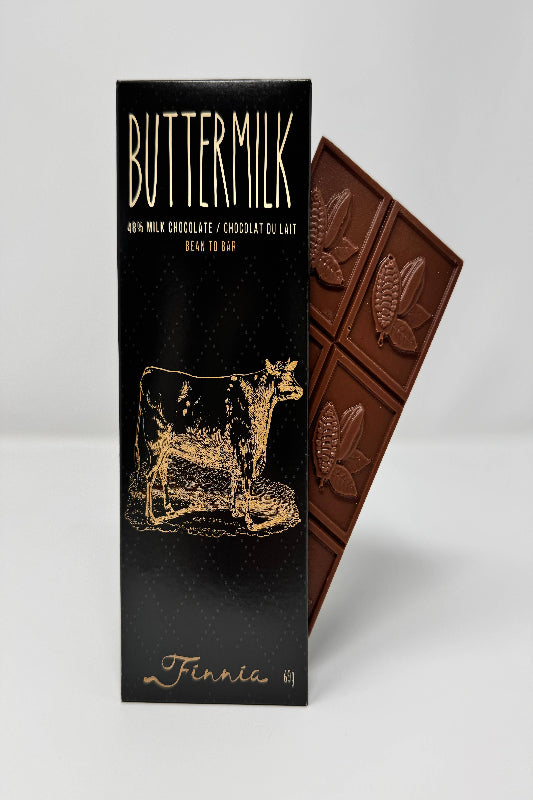 Buttermilk 48% Milk Chocolate Bar, Bean-to-Bar 50g