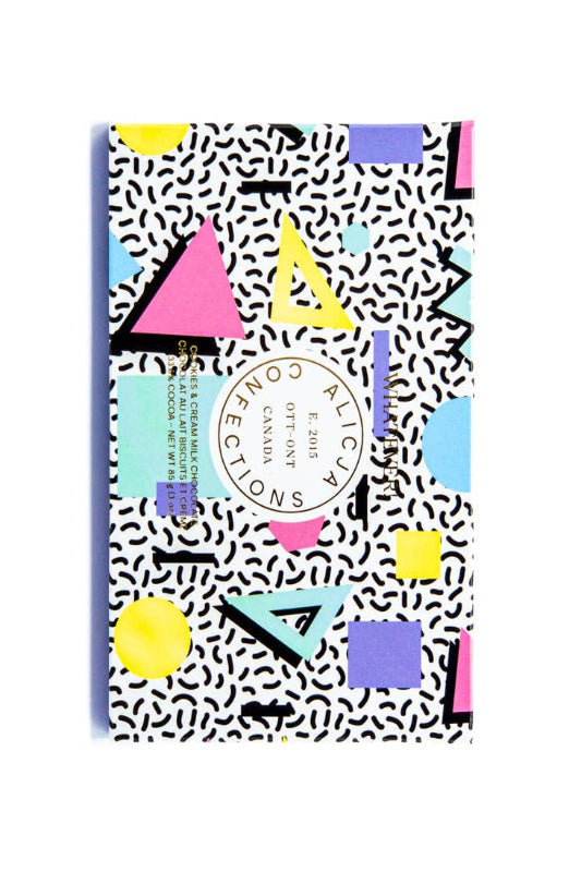 Alicja Whatever! Milk & White Postcard Chocolate Bar