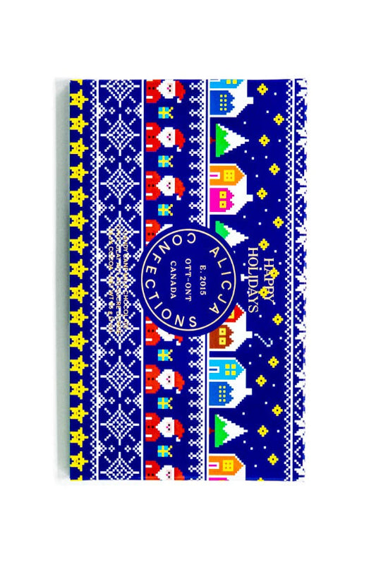 Alicja Happy Holidays Milk Postcard Chocolate Bar