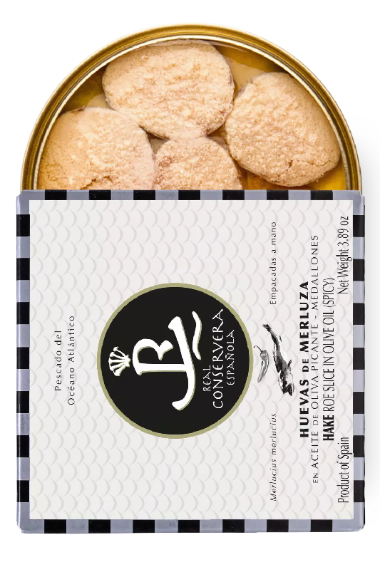 Spicy Hake Roe Medallions in Olive Oil | 110g
