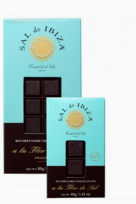 Dark Chocolate 70% and Fleur De Sel, Salt of Ibiza