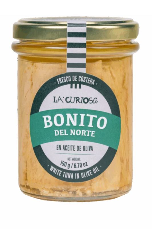 La Curiosa White Tuna in Olive Oil | 2025 Coastal Catch (Bonito del Norte) 190t