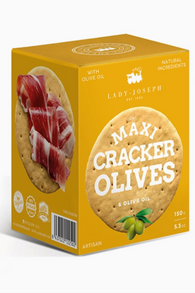 Lady Joseph Maxi Cracker with Green Olives & Olive Oil