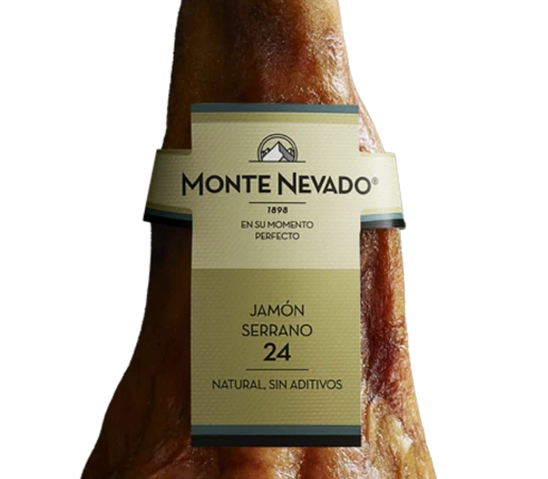 Monte Nevado Whole Serrano Ham - Aged 24 Months! - Bone in