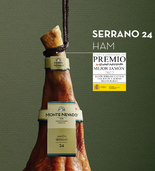* Recommended*  Monte Nevado Sliced Carved in Canada- Cured 18 months! Serrano Ham Reserva (100g)