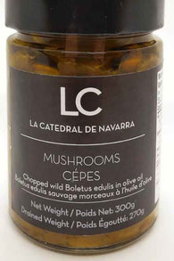 Ceps (Mushrooms) in olive oil LC