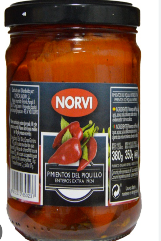 NORVI Piquiillo pepper- 350g (net)