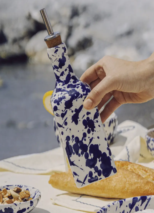 Oil Dispenser Ceramic /475ml/ Persia Dots