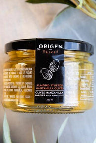 Origen olives with almonds (140g)
