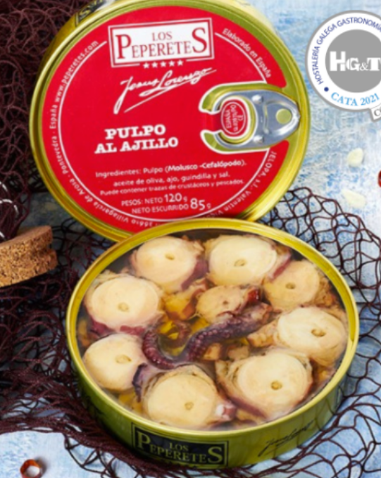 Peperetes Octopus with Garlic and Olive Oil 120g