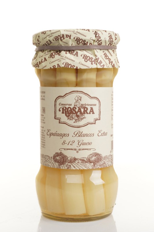 Rosara Navarra white asparagus 8 to 12 spears 580 ml jar