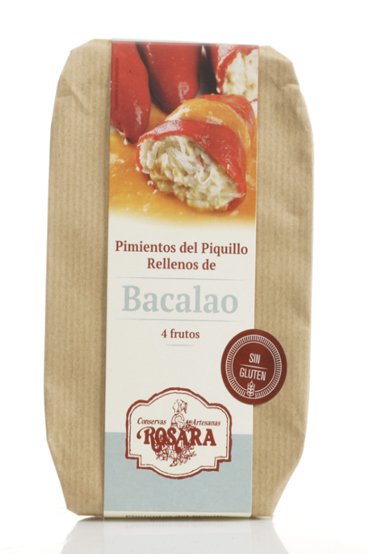 Rosara Piquillo Peppers Stuffed with Cod 4 Pieces 270 ml