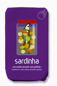 Sardinha Sardines in Spicy Olive Oil with Pickles