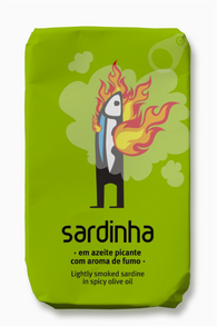 Sardinha Lightly Smoked Sardines in Spicy Olive Oil