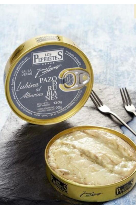 Los Peperetes Sea Bass with Pazo de Rubianes Albariño