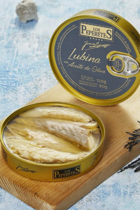 Los Peperetes’ Seabass with Olive Oil 120g