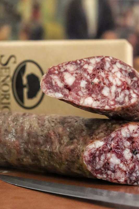 Acorn-fed Iberian salchichón - Señorio de Montanera  (1kg)