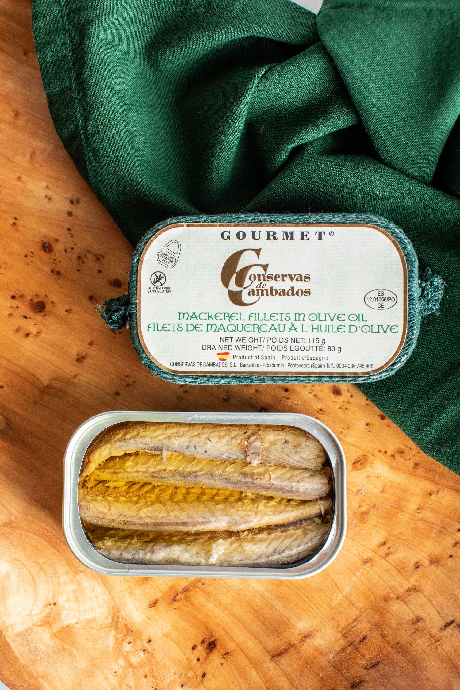 Cambados Mackerel Filet in Olive Oil - Spanish Pig