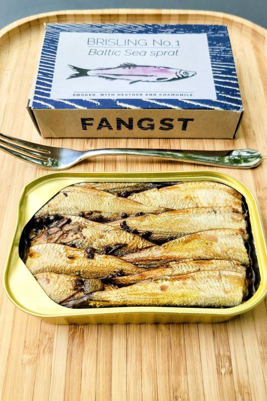 Fangst No. 1 Smoked Nordic Sardine with Heather and Chamomile 100g