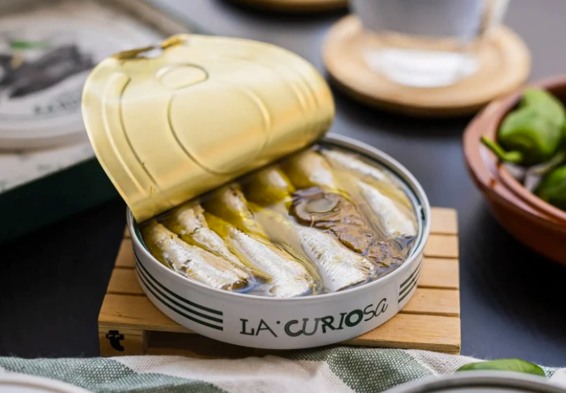 La Curiosa- Small Sardines in Olive Oil with Padron Pepper