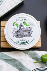 La Curiosa- Small Sardines in Olive Oil with Padron Pepper