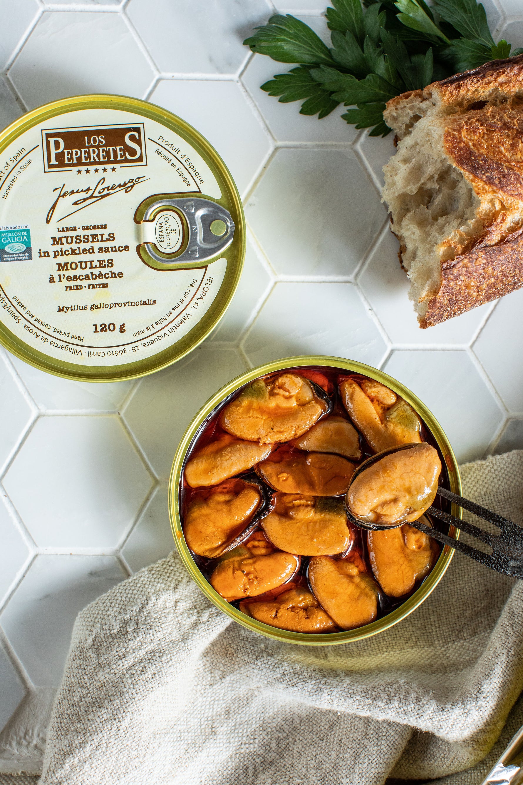 Los Peperetes Mussels in Pickled Sauce - Spanish Pig